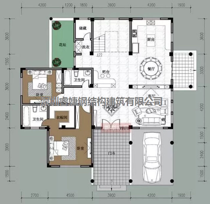 五套鄉間別墅小戶型，2層5臥室帶車庫，超級經濟實惠（帶設計圖）(圖5)